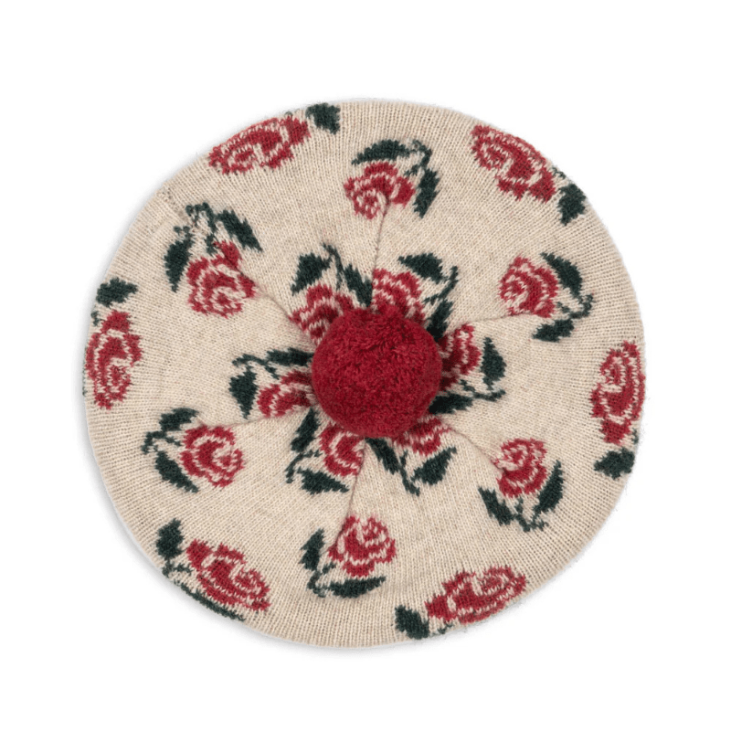 Belou Knit Beret | Rose by Konges Sløjd - Maude Kids Decor