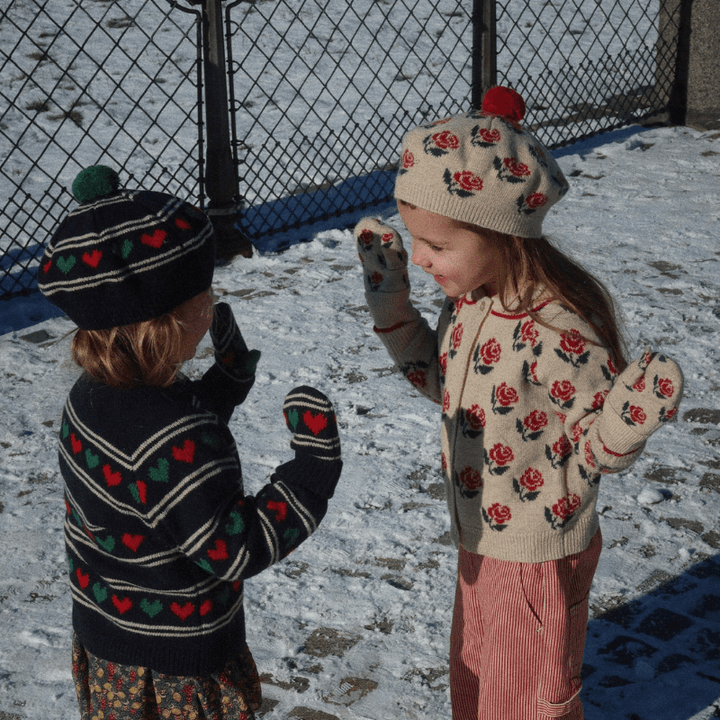 Belou Knit Beret | Rose by Konges Sløjd - Maude Kids Decor
