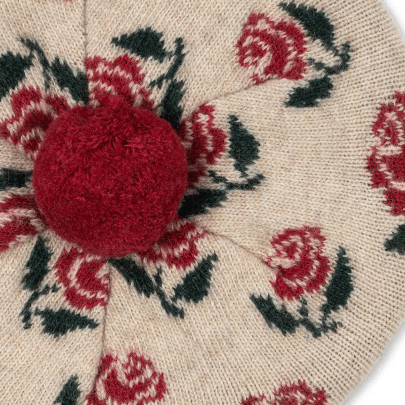 Belou Knit Beret | Rose by Konges Sløjd - Maude Kids Decor