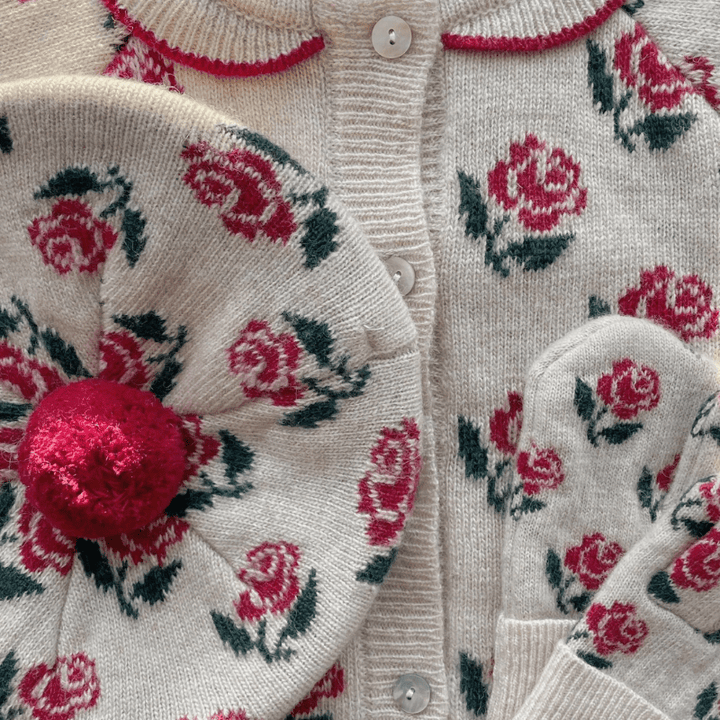 Belou Knit Cardigan | Rose by Konges Sløjd - Maude Kids Decor