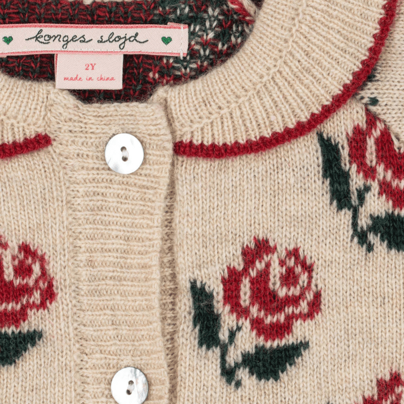 Belou Knit Cardigan | Rose by Konges Sløjd - Maude Kids Decor