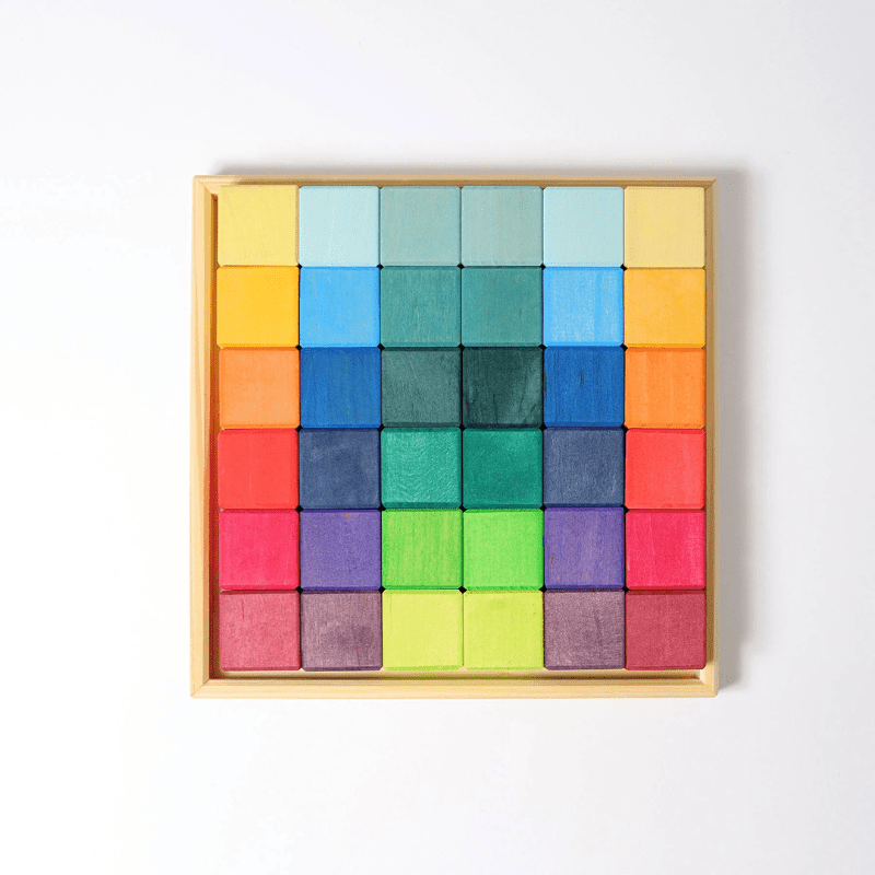 Building Set Squares (36 pcs) by Grimms Spiel und Holz Design - Maude Kids Decor