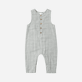 Button Jumpsuit | Green Gingham by Rylee & Cru - Maude Kids Decor