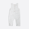 Button Jumpsuit | Light Blue Plaid by Rylee & Cru - Maude Kids Decor