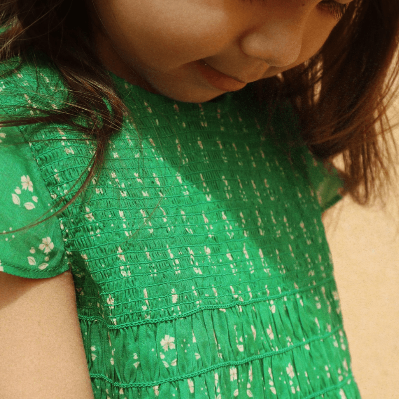 Cami Smock Dress | Vida Verde by Konges Sløjd - Maude Kids Decor