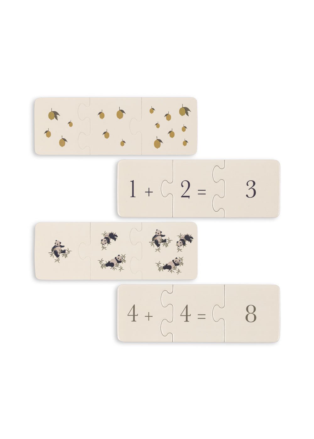 Cardboard Puzzle Math by Konges Sløjd - Maude Kids Decor