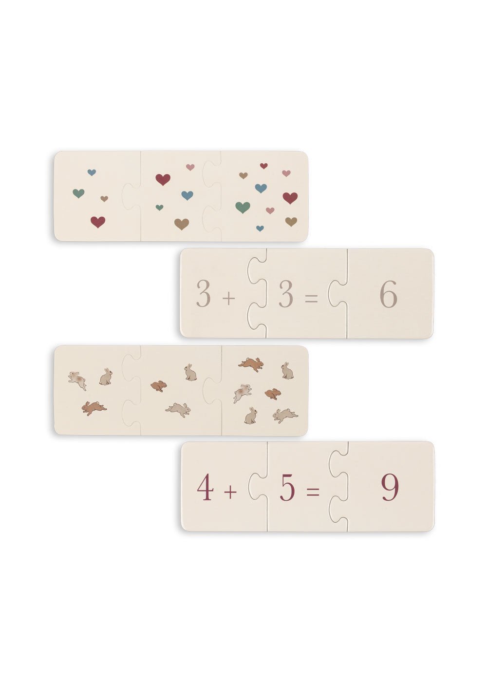 Cardboard Puzzle Math by Konges Sløjd - Maude Kids Decor