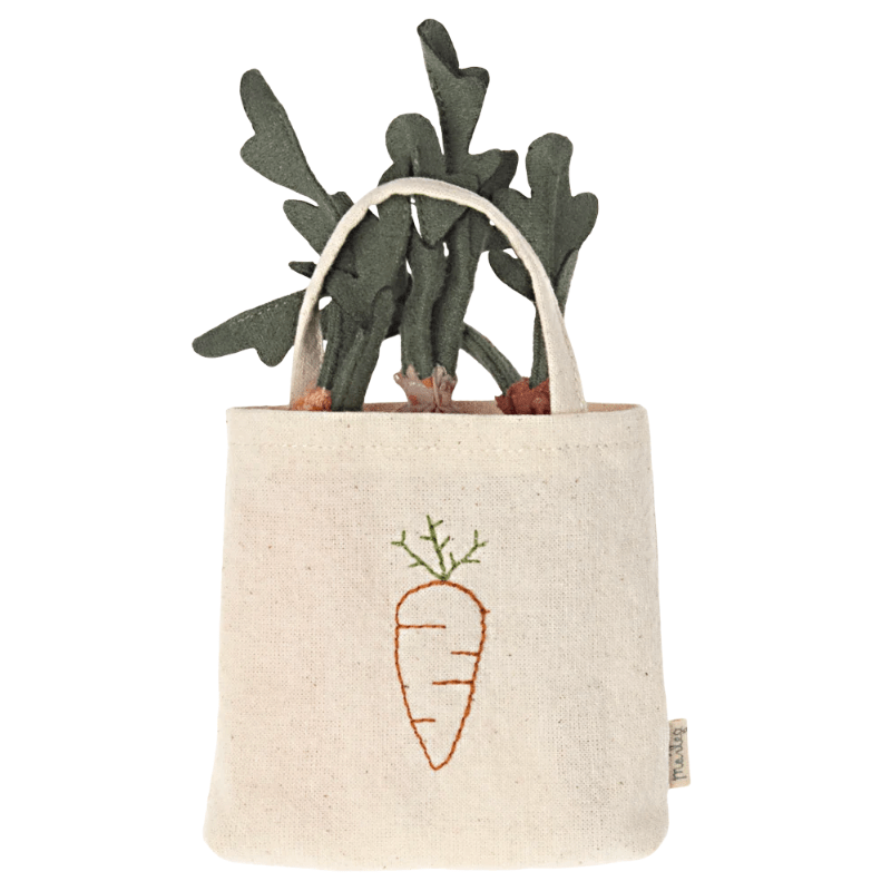 Carrots in Shopping Bag, Miniature by Maileg - Maude Kids Decor