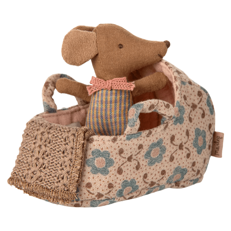 Carry Cot, Baby Mouse by Maileg - Maude Kids Decor