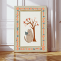 Cat Reading a Book Nursery Art Print by Kumo Art Prints - Maude Kids Decor
