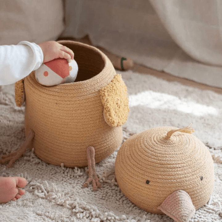 Chicken Storage Basket | Charlie by Lorena Canals - Maude Kids Decor