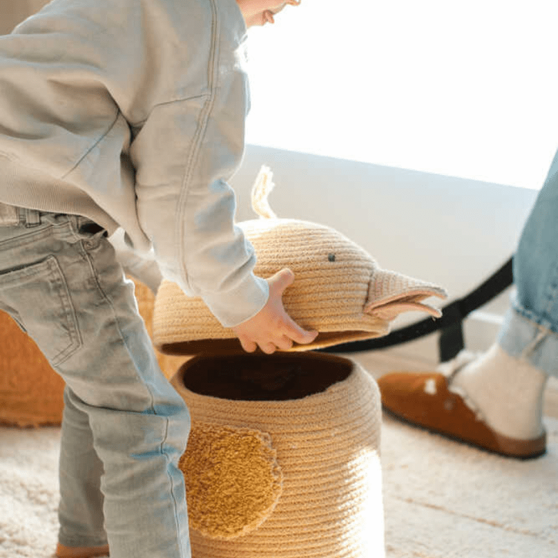 Chicken Storage Basket | Charlie by Lorena Canals - Maude Kids Decor
