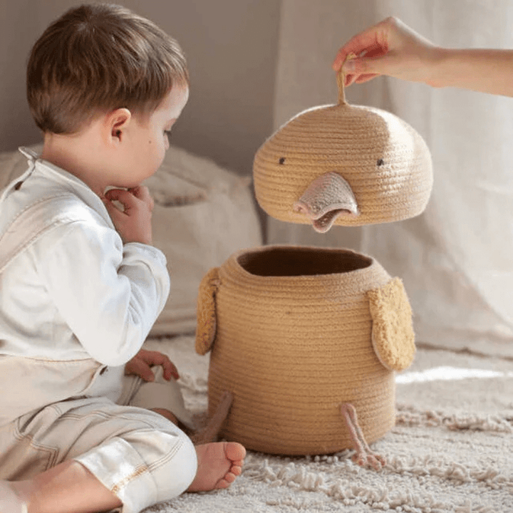 Chicken Storage Basket | Charlie by Lorena Canals - Maude Kids Decor