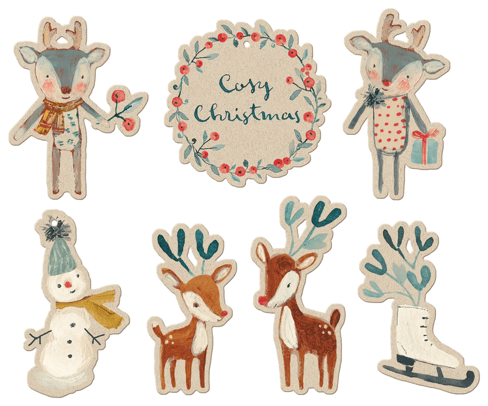 Christmas Gift Tags (14pcs) | Cosy Christmas by Maileg - Maude Kids Decor