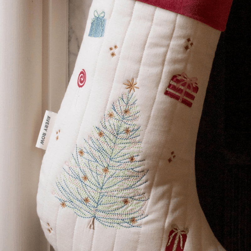 Christmas Stocking | Christmas Tree by Avery Row - Maude Kids Decor