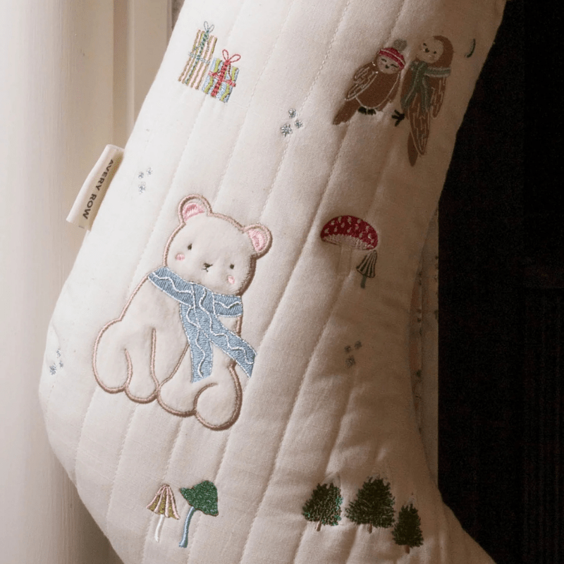 Christmas Stocking | Polar Bear by Avery Row - Maude Kids Decor