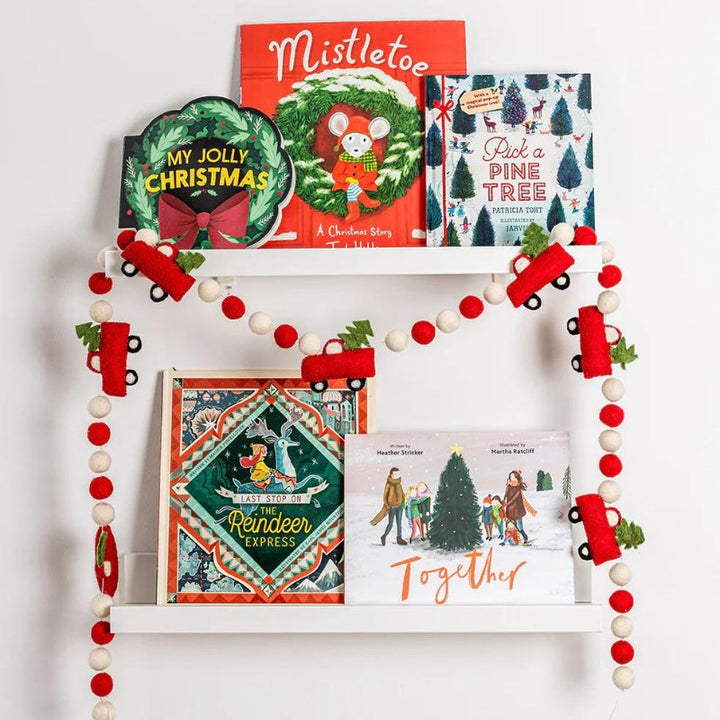Christmas Tree Farm Truck Felt Garland by Lil&
