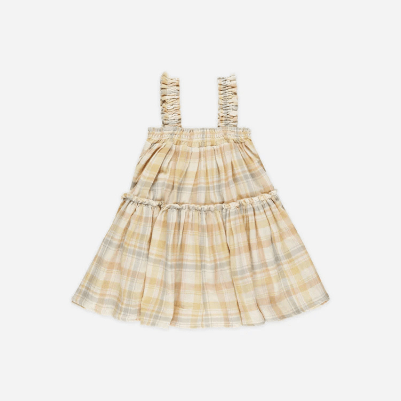 Cicily Dress | Pastel Plaid by Rylee & Cru - Maude Kids Decor