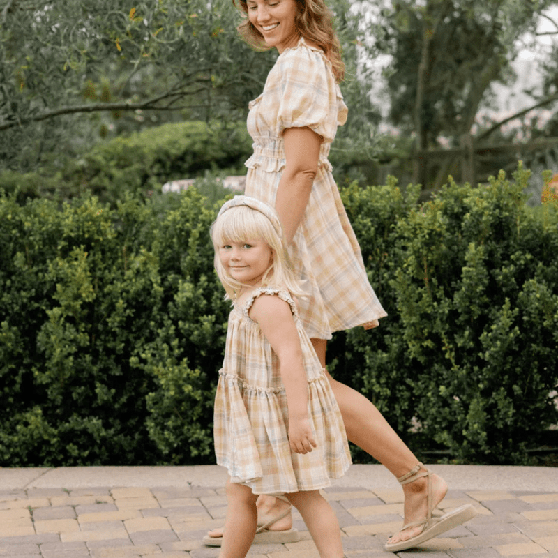 Cicily Dress | Pastel Plaid by Rylee &amp; Cru - Maude Kids Decor