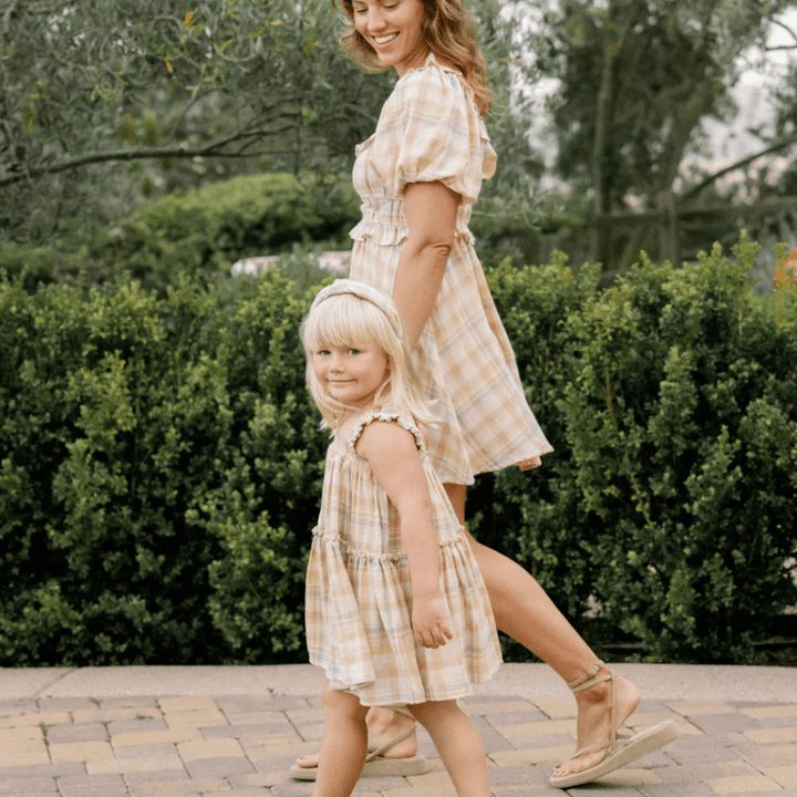 Cicily Dress | Pastel Plaid by Rylee &amp; Cru - Maude Kids Decor