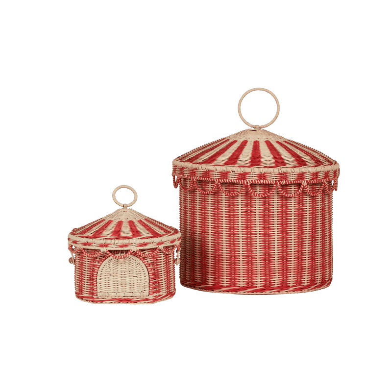 Circus Tent Toy Basket by Olliella - Maude Kids Decor