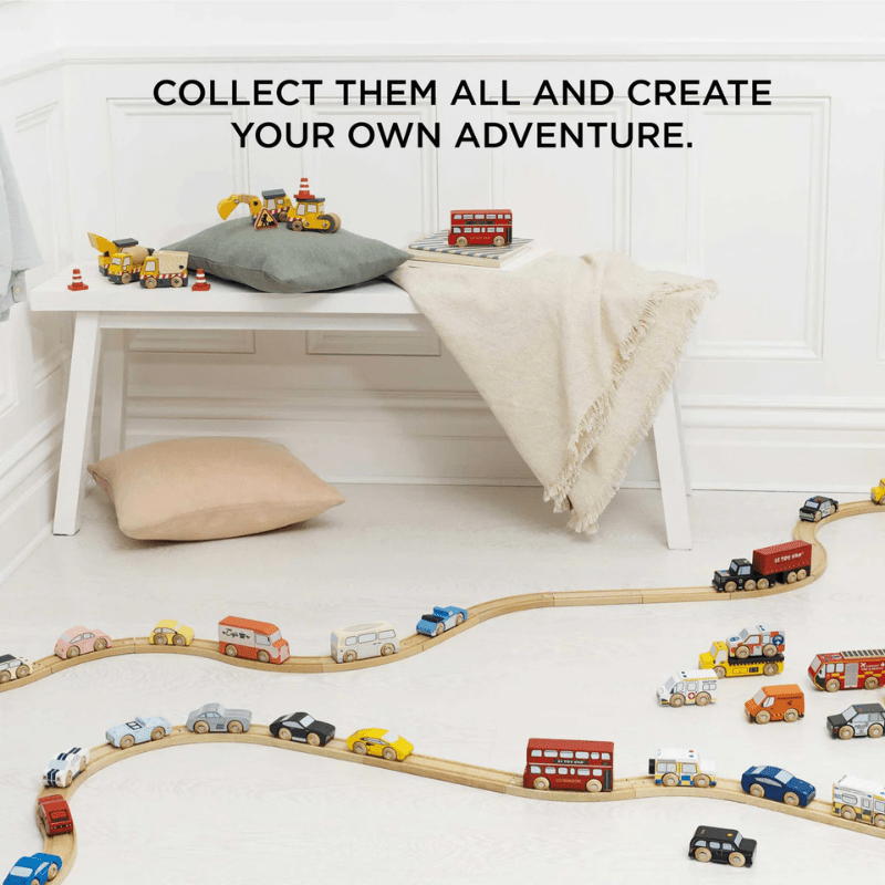 Classic Wooden Sports Cars Set by Le Toy Van - Maude Kids Decor