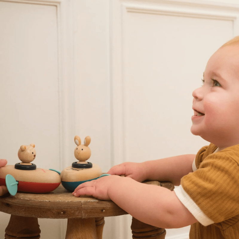 Clockwork Water Boat Bear by Egmont - Maude Kids Decor