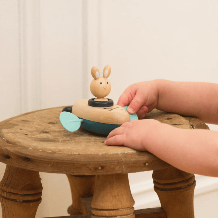 Clockwork Water Boat Rabbit by Egmont - Maude Kids Decor