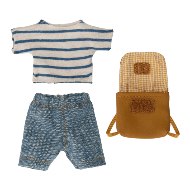 Clothes and Bag, Big Brother Mouse by Maileg - Maude Kids Decor