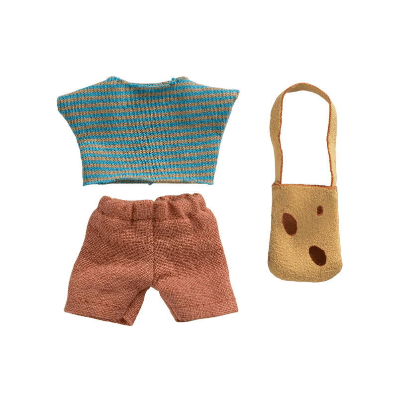 Clothes and Bag, Little Brother Mouse by Maileg - Maude Kids Decor