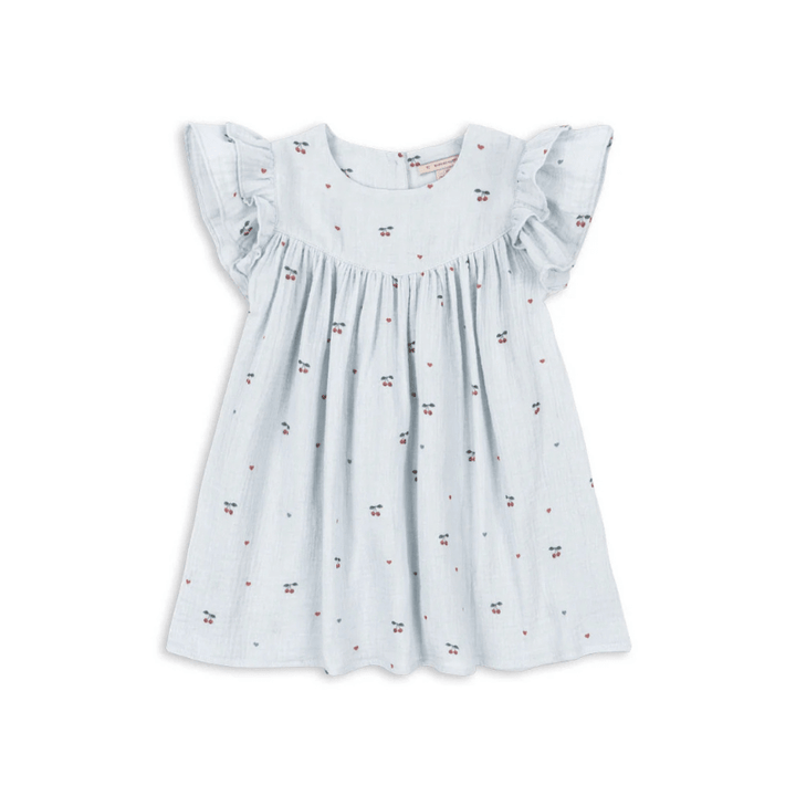 Coco Dress | Cherry Blue Coeur by Konges Sløjd - Maude Kids Decor