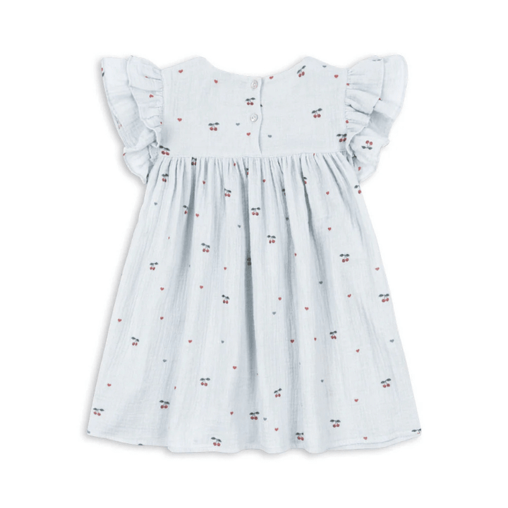 Coco Dress | Cherry Blue Coeur by Konges Sløjd - Maude Kids Decor