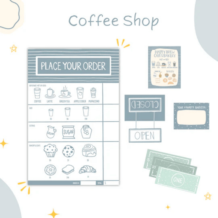 Coffee Play Shop Activity Set by Swingly - Maude Kids Decor