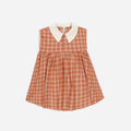 Collared Babydoll Dress | Poppy Check by Rylee & Cru - Maude Kids Decor