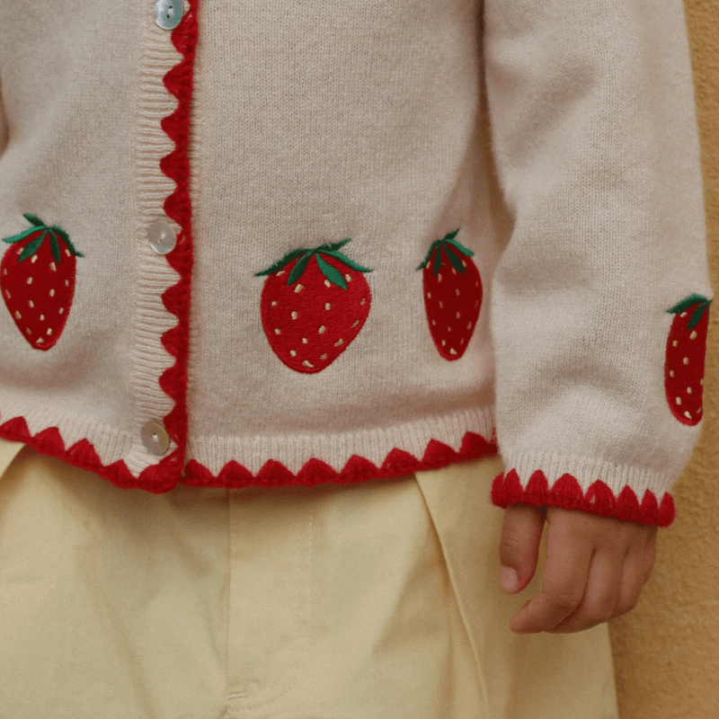 Collette Knit Cardigan | Buttercream by Konges Sløjd - Maude Kids Decor