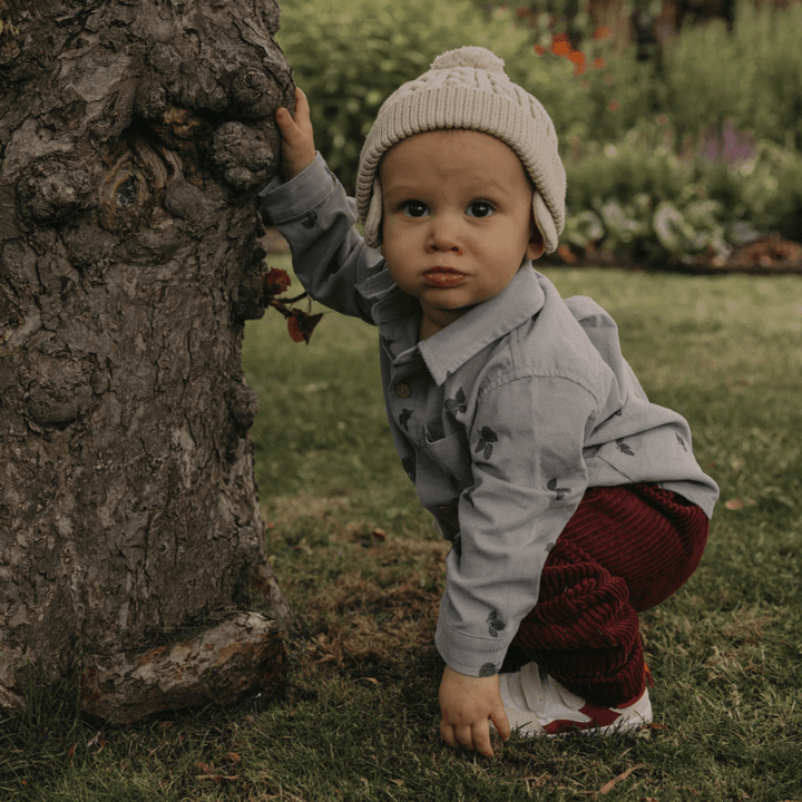 Corduroy Baby Trousers | Burgundy by Garbo &amp; Friends - Maude Kids Decor