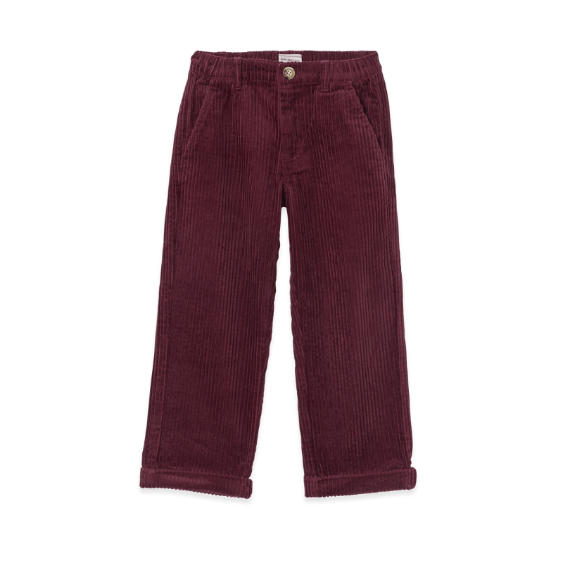 Corduroy Baby Trousers | Burgundy by Garbo & Friends - Maude Kids Decor