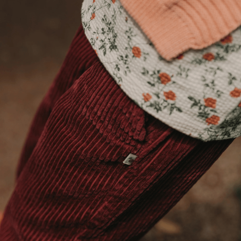 Corduroy Baby Trousers | Burgundy by Garbo &amp; Friends - Maude Kids Decor