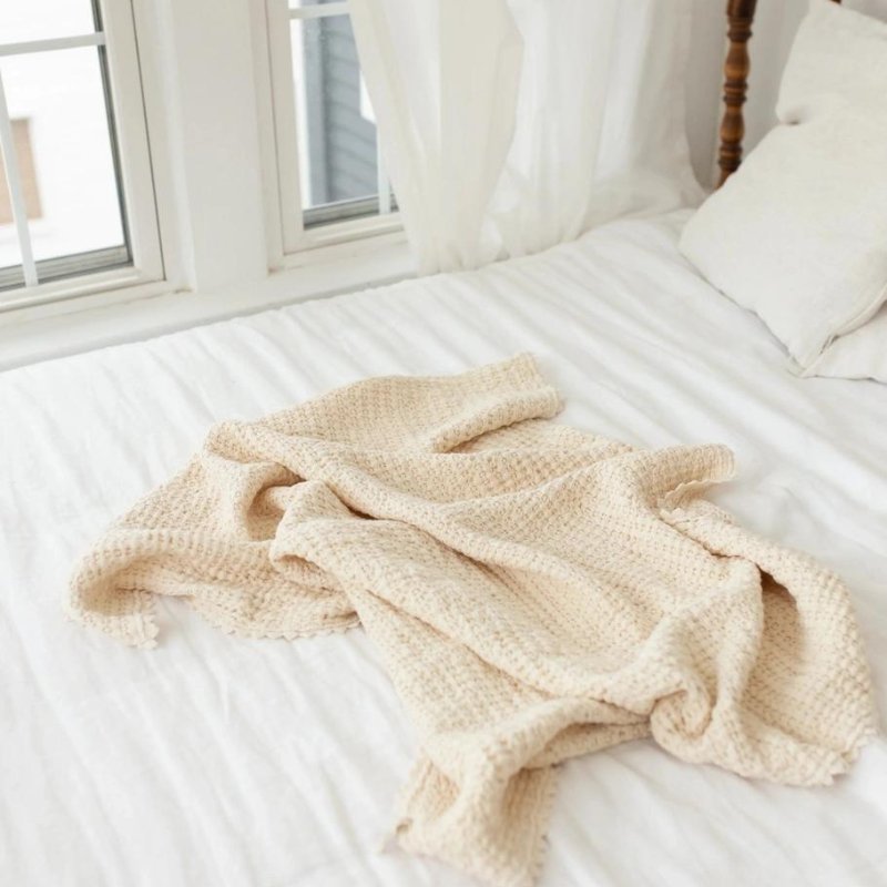 Cozy Waffle Blanket | Baby Size by New Grain - Maude Kids Decor