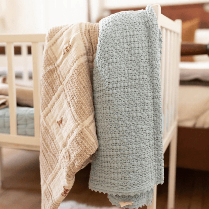 Cozy Waffle Blanket | Baby Size by New Grain - Maude Kids Decor