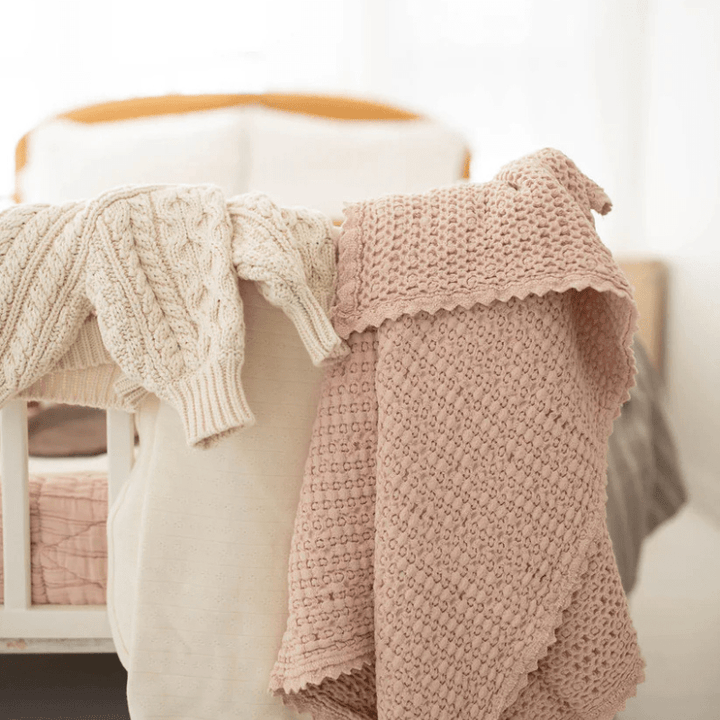 Cozy Waffle Blanket | Baby Size by New Grain - Maude Kids Decor