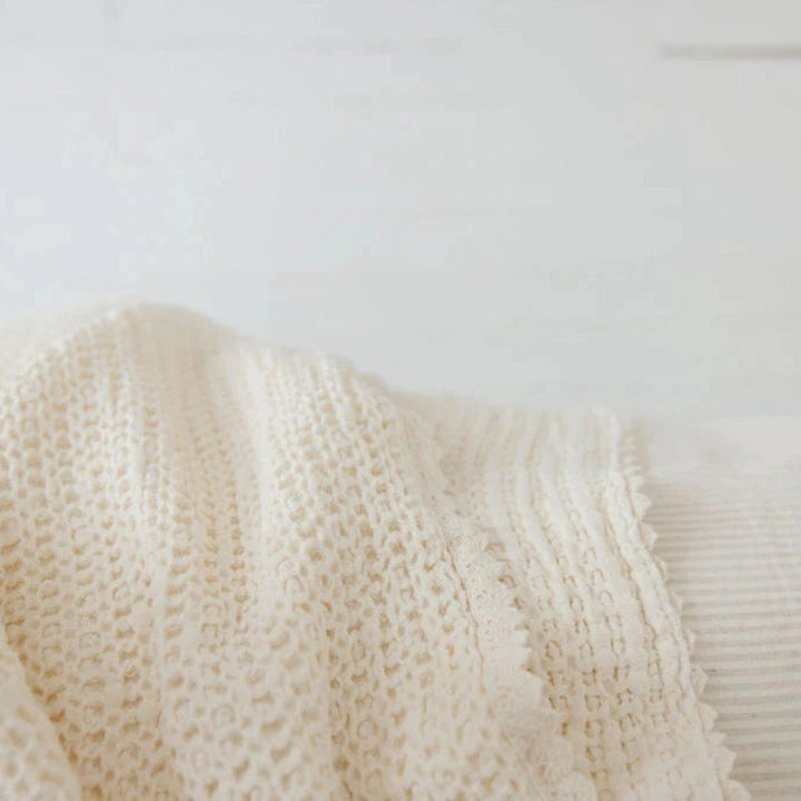 Cozy Waffle Blanket | Twin Size by New Grain - Maude Kids Decor