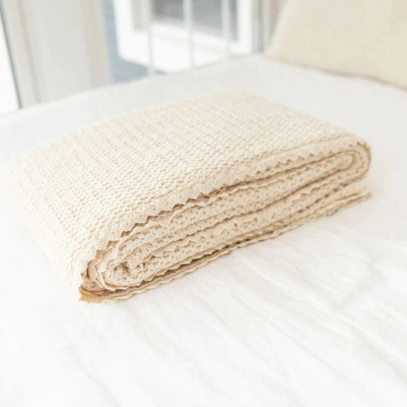 Cozy Waffle Blanket | Twin Size by New Grain - Maude Kids Decor