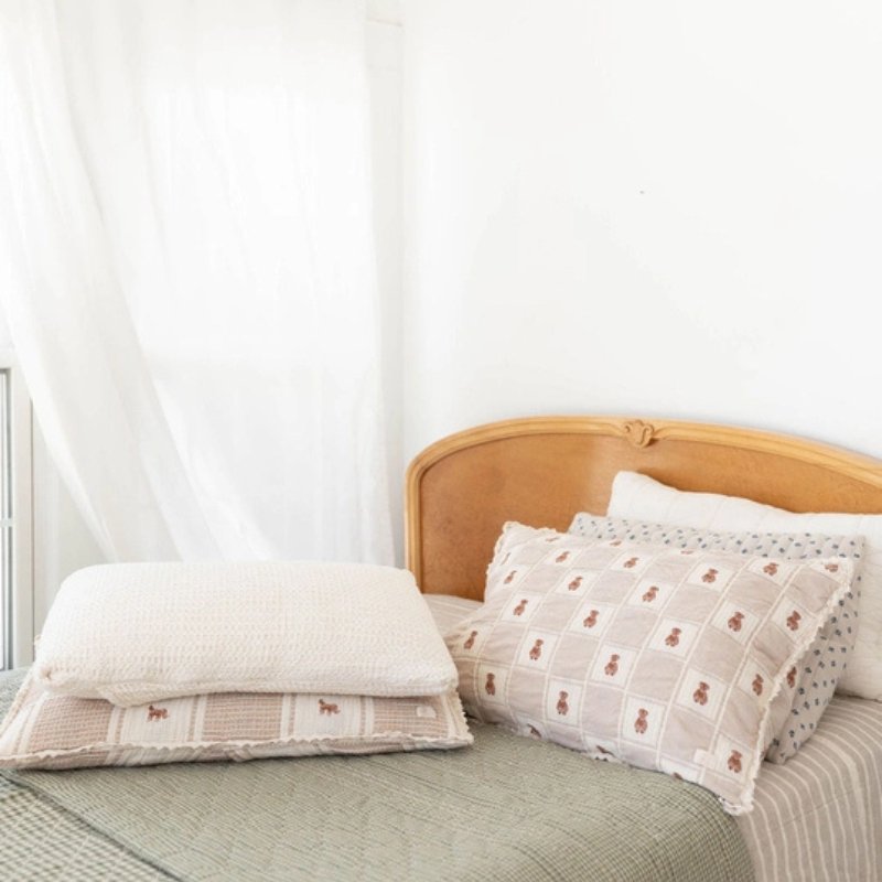 Cozy Waffle Pillowcase by New Grain - Maude Kids Decor