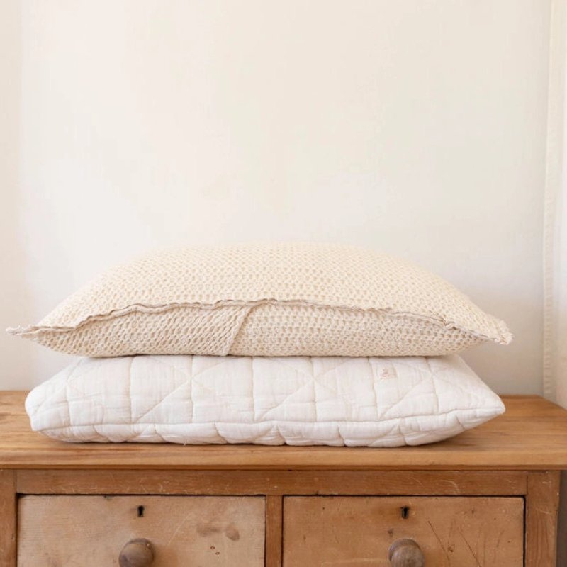 Cozy Waffle Pillowcase by New Grain - Maude Kids Decor