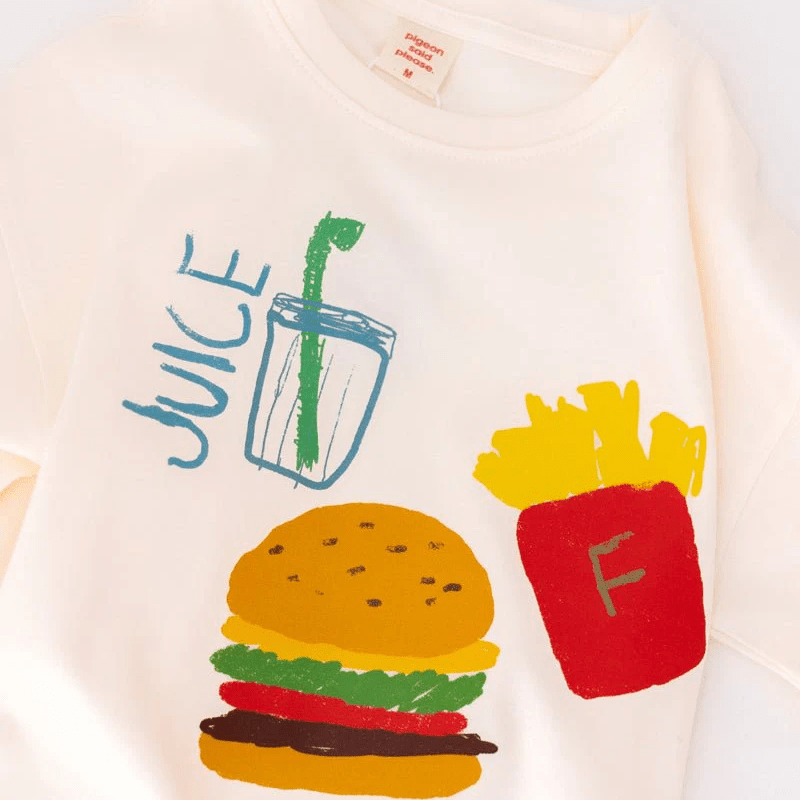 Crayon Cafe Tee by Pigeon Said Please - Maude Kids Decor