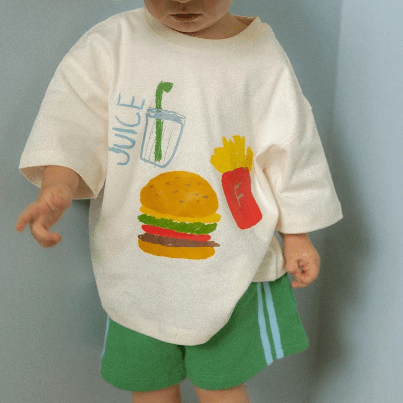 Crayon Cafe Tee by Pigeon Said Please - Maude Kids Decor