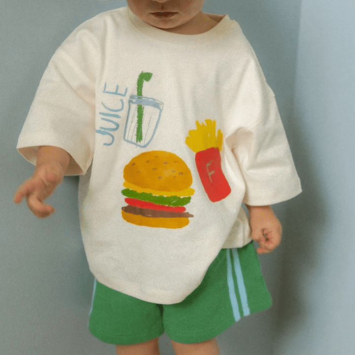 Crayon Cafe Tee by Pigeon Said Please - Maude Kids Decor