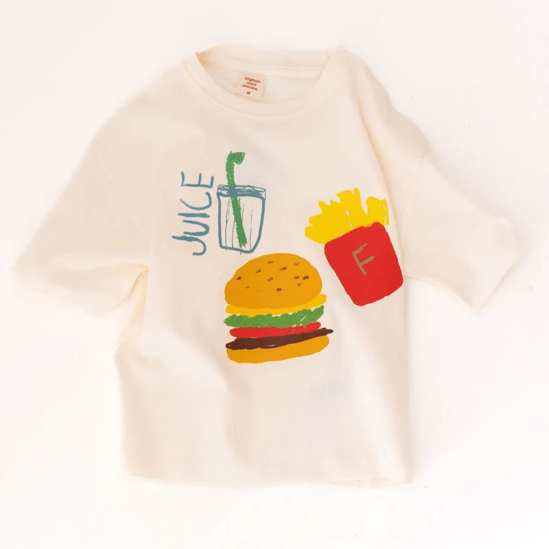 Crayon Cafe Tee by Pigeon Said Please - Maude Kids Decor