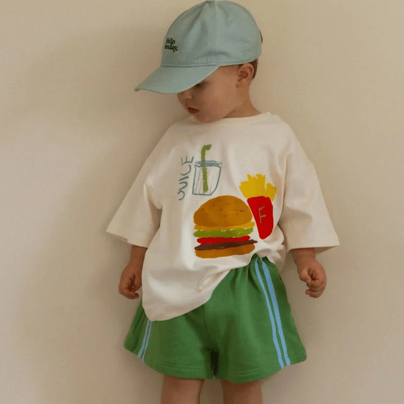 Crayon Cafe Tee by Pigeon Said Please - Maude Kids Decor